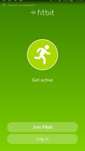 FitBit Start Screen Android- Get Active