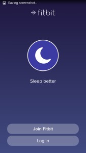 FitBit Start Screen Android- Sleep Better