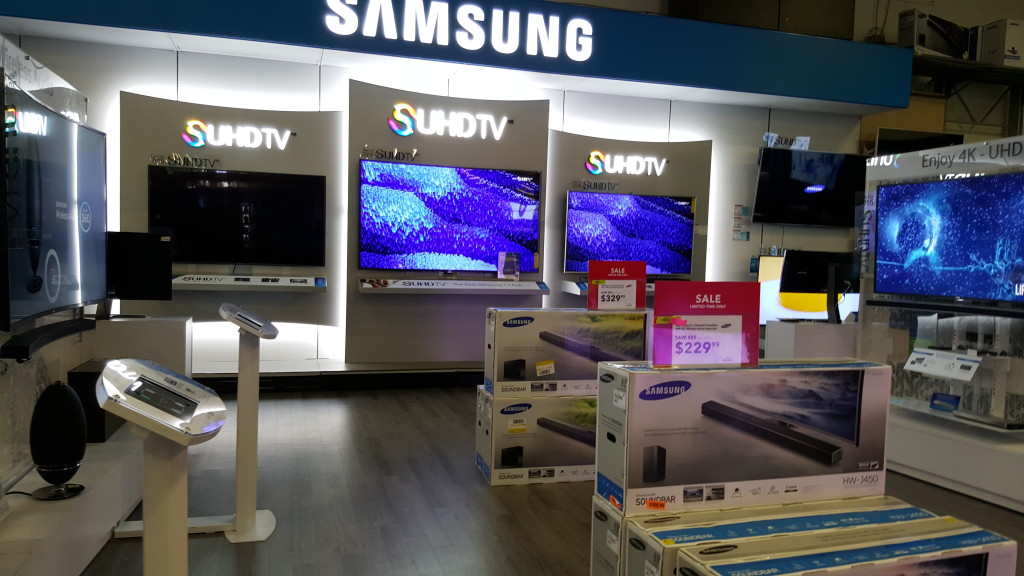 BestBuy Dublin California Samsung TV Display
