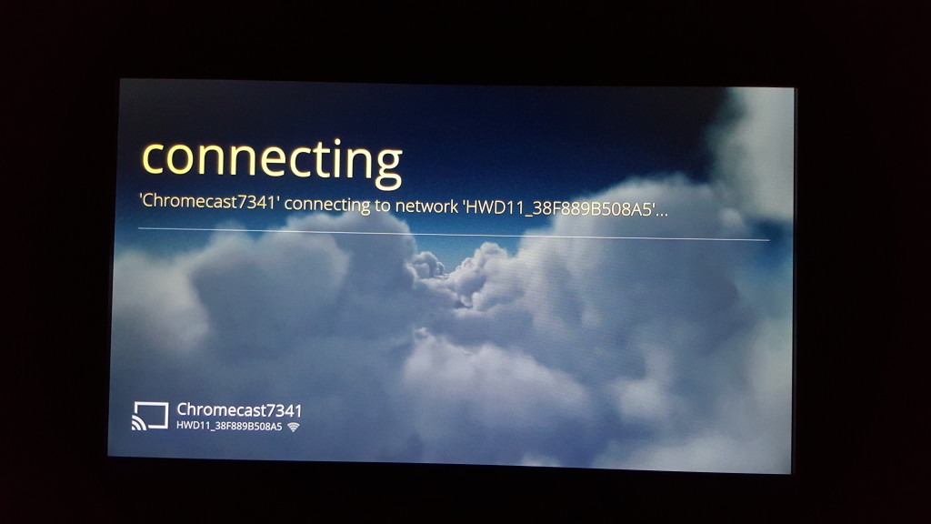 Chromecast connecting on Panasonic TV in Japan Hotel