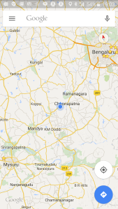 Coffee House between MySore and Bangalore on Google Maps screenhot