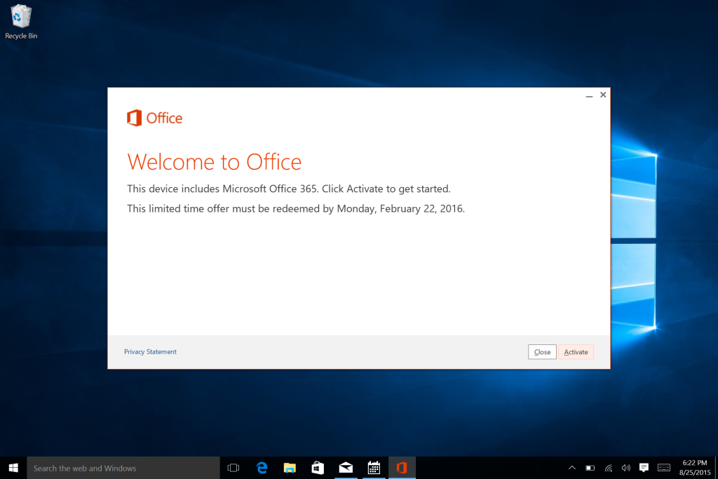 Microsoft Surface Win 10 E-Mail Calendar and Office Setup-10