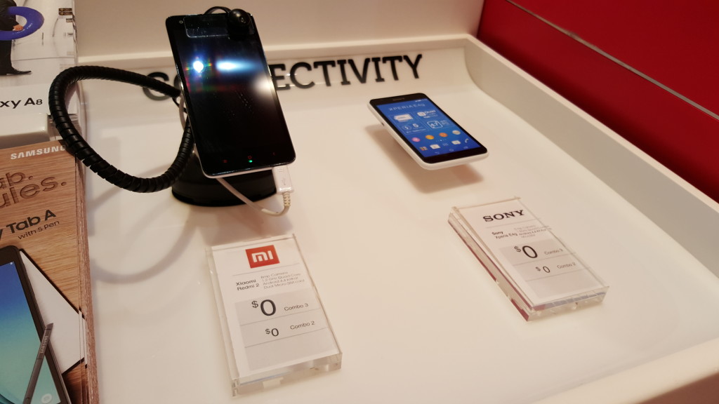 Singtel Xiaomi and Sony phone