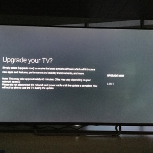 Sony 4K TV with Android setup complicated and update too long-27