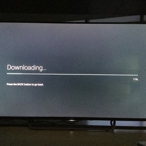 Sony 4K TV with Android setup complicated and update too long-28 (update hangup)