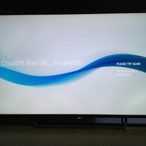 Sony 4K TV with Android setup complicated and update too long-7 could not connect to 5G WiFi
