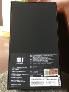 Xiaomi Mi Note Pro Box Back