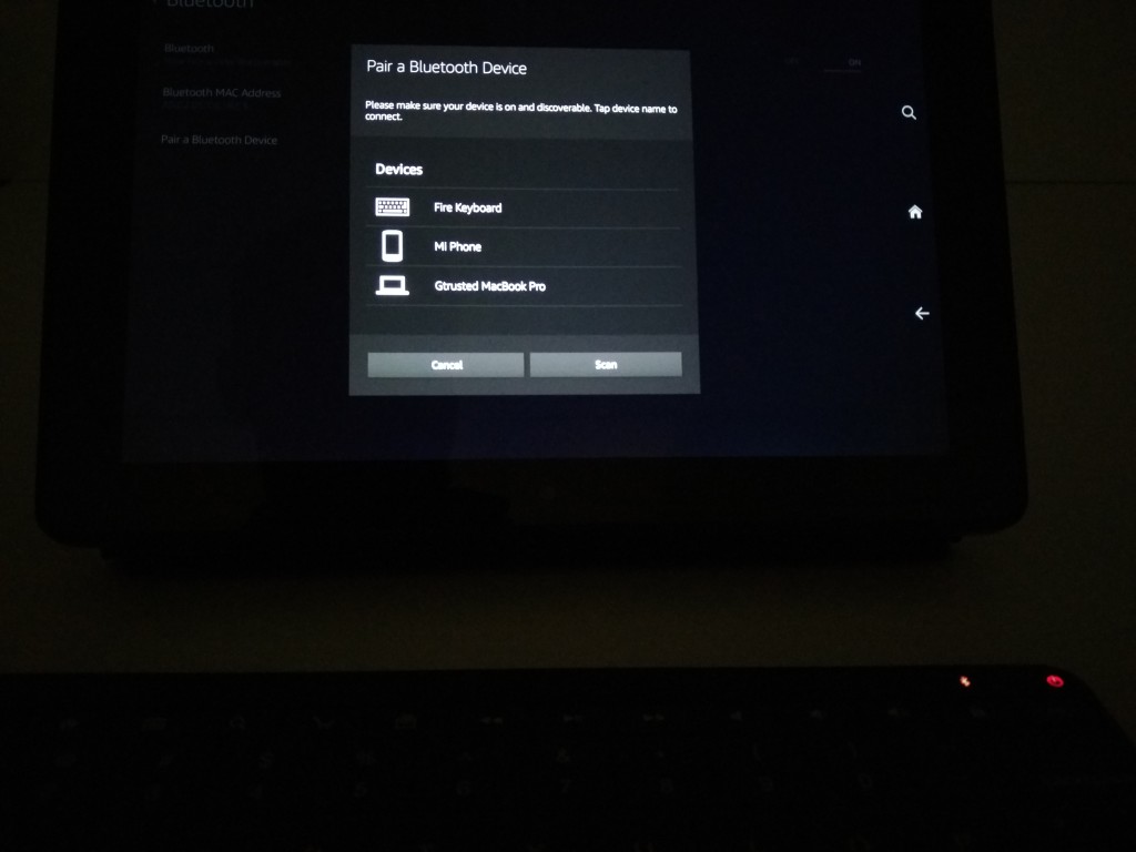 Amazon Fire HDX 8.9 and Keyboard Bluetooth Setup-3