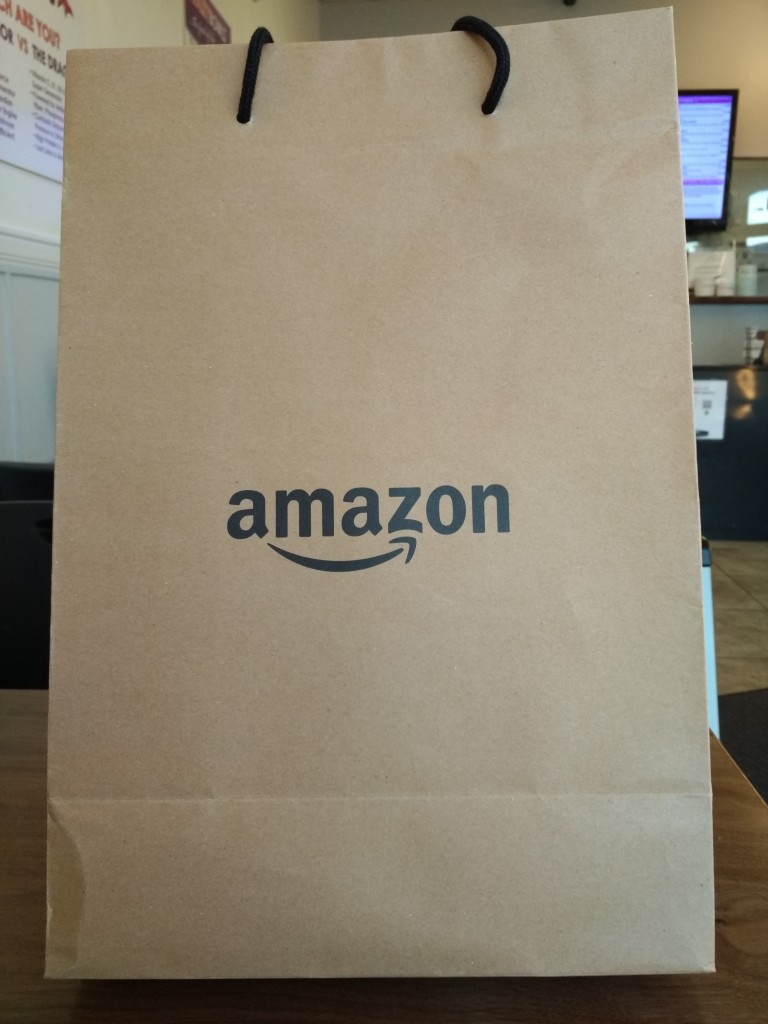 Amazon Store Bag front shot at Vitality Bowl San Ramon California