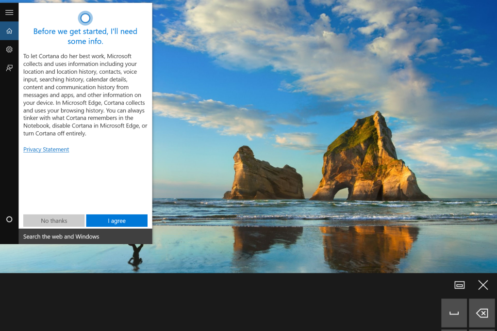 Microsoft Surface 3 Cortana Setup-2