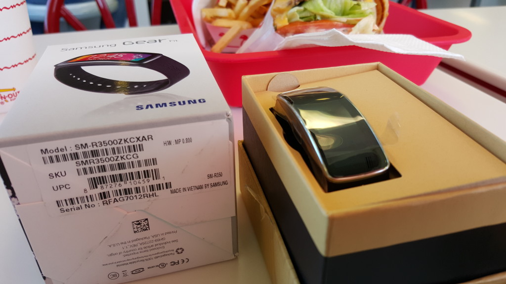 Samsung Gear Fit Box In And Out Pleasanton California- Unboxing4
