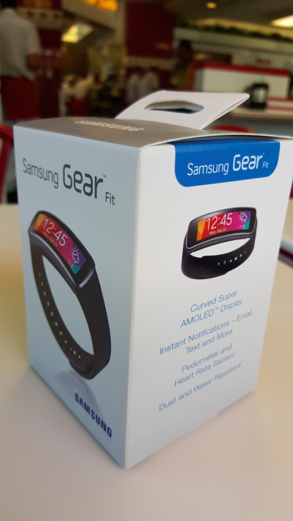 Samsung Gear Fit Box In And Out Pleasanton California- corner shot 2