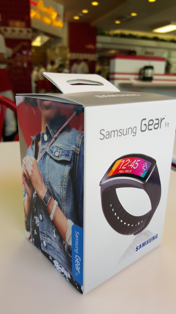 Samsung Gear Fit Box In And Out Pleasanton California- front corner shot