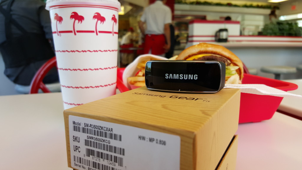 Samsung Gear Fit in In And Out Pleasanton California Macro Shot