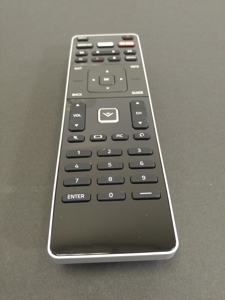 Vizio M-Series 4K Ultra HD Smart TV Box Remote Front