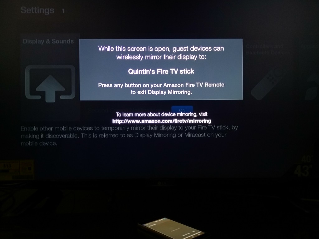 Amazon Fire TV HDMI to LG 4K Smart TV-3