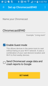 Chromecast App on Samsung Galay Note 4 for Google Chromecast (2015) Setup-15