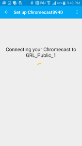 Chromecast App on Samsung Galay Note 4 for Google Chromecast (2015) Setup-17