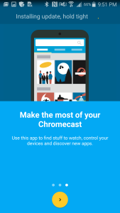Chromecast App on Samsung Galay Note 4 for Google Chromecast (2015) Setup-21