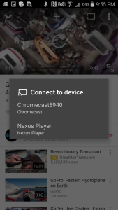 Chromecast App on Samsung Galay Note 4 for Google Chromecast (2015) Setup-26