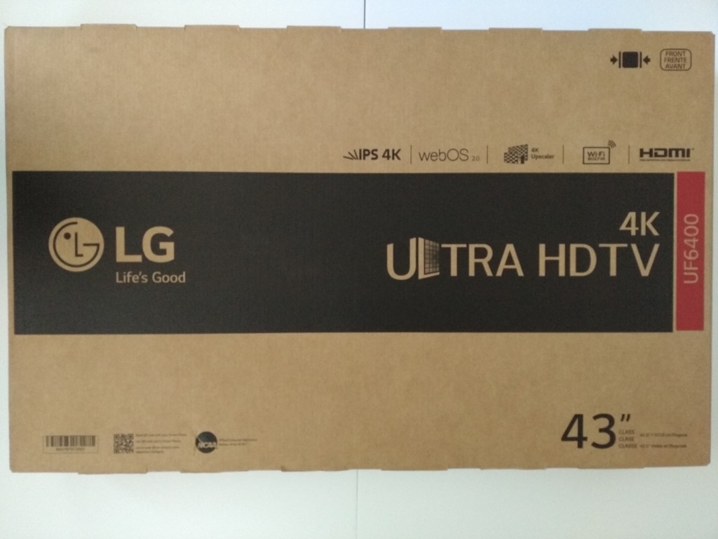 LG 43UF6400 43-Inch 4K Ultra HD Smart LED TV Unboxing and Setup-1