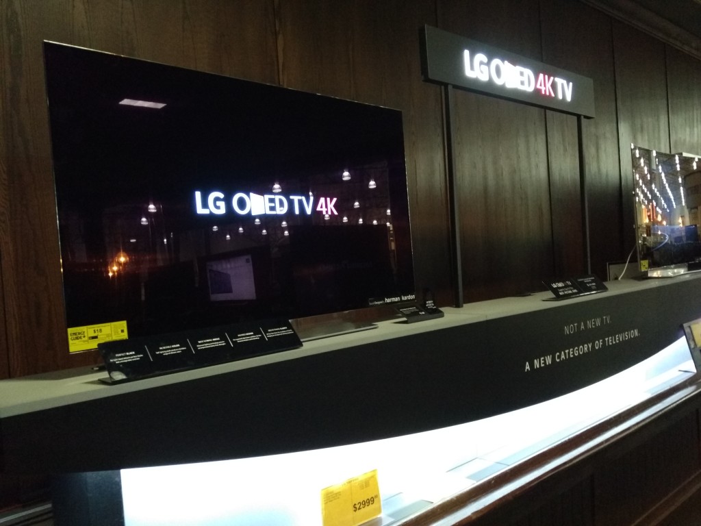 LG 4K Smart TV Display at Fry's Electronics Fremont California-2
