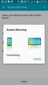 Samsung Galaxy Note 4 Miracast Fail with Roku 3 on LG 4K Smart TV Setup-3