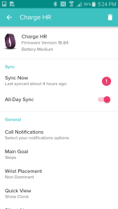 Samsung Note 4 with Fitbit Charge HR Setup Fail-15