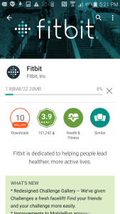 Samsung Note 4 with Fitbit Charge HR Setup Fail-3
