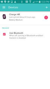 Samsung Note 4 with Fitbit Charge HR Setup Fail-9