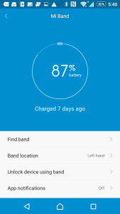 Sony Xperia Z4 Xiaomi Band Setup-15