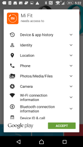 Sony Xperia Z4 Xiaomi Band Setup-3