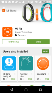 Sony Xperia Z4 Xiaomi Band Setup-5