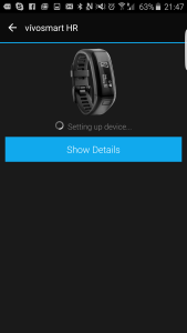 Garmin vivosmart HR on Samsung Galaxy S6 Edge setup-16