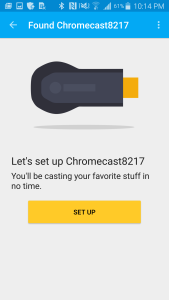 Samsung Galaxy Note 4 Chromecast Setup on and Cast to Google Chromecast (2013) setup-2
