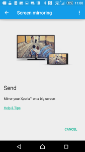 Sony Xperia Z4 Miracast to Roku3 on LG 4K Smart TV setup-1