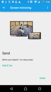 Sony Xperia Z4 Miracast to Samsung Smart LED TV setup-3