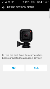 GoPro Hero4 Session WI-FI Samsung Galaxy S6 Edge Setup-10