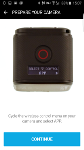 GoPro Hero4 Session WI-FI Samsung Galaxy S6 Edge Setup-12