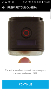 GoPro Hero4 Session WI-FI Samsung Galaxy S6 Edge Setup-15