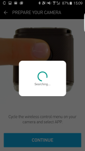 GoPro Hero4 Session WI-FI Samsung Galaxy S6 Edge Setup-18