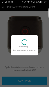 GoPro Hero4 Session WI-FI Samsung Galaxy S6 Edge Setup-24