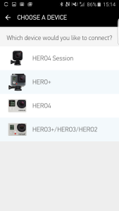 GoPro Hero4 Session WI-FI Samsung Galaxy S6 Edge Setup-28