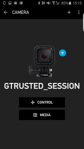 GoPro Hero4 Session WI-FI Samsung Galaxy S6 Edge Setup-30