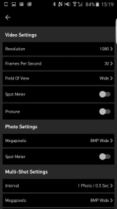 GoPro Hero4 Session WI-FI Samsung Galaxy S6 Edge Setup-34