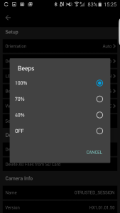 GoPro Hero4 Session WI-FI Samsung Galaxy S6 Edge Setup-45