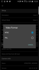 GoPro Hero4 Session WI-FI Samsung Galaxy S6 Edge Setup-46