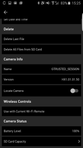 GoPro Hero4 Session WI-FI Samsung Galaxy S6 Edge Setup-47