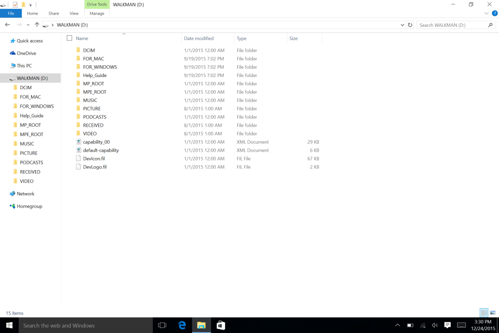 Sony Walkman Series A USB Microsoft Surface 3 Setup-02