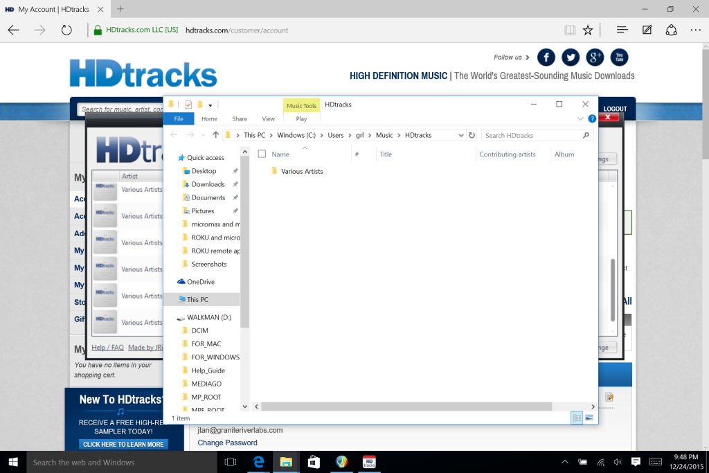 Sony Walkman Series A USB Microsoft Surface 3 Setup-57